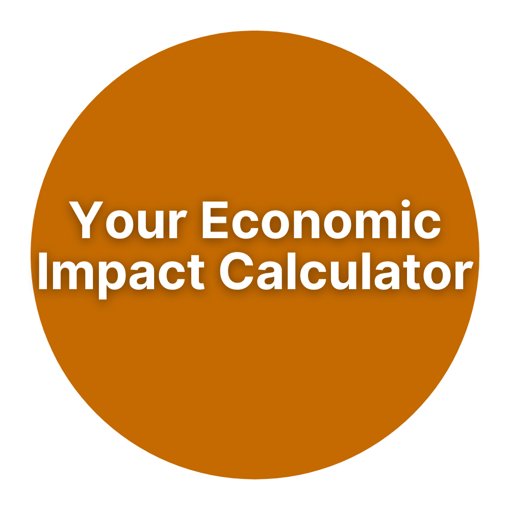 A button to the economic impact calculator
