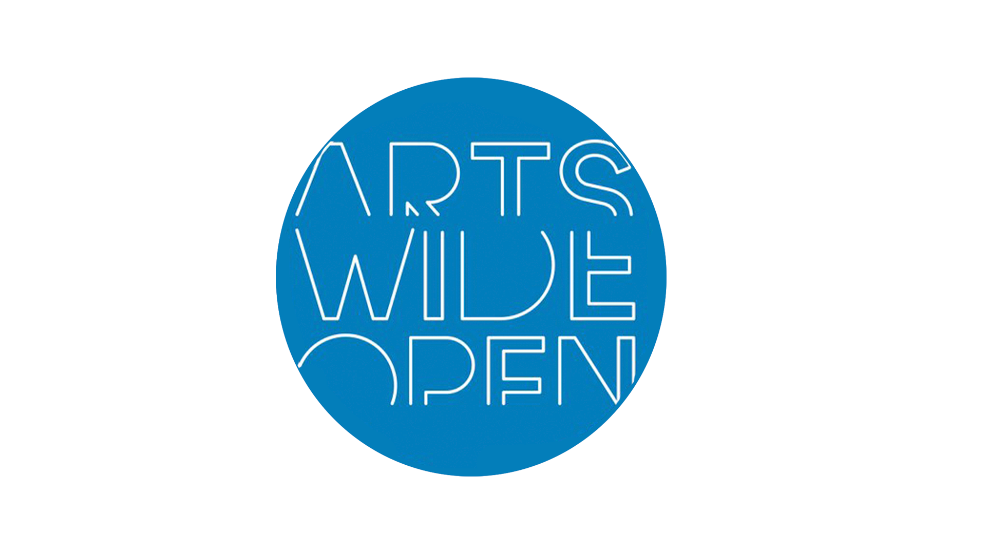 arts wide open logo w glow